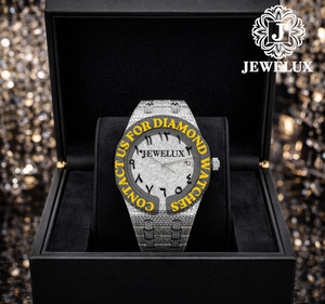 Montre Hip Hop en Diamant Moissanite Premium pour Hommes, Montre-Bracelet de Luxe Étanche pour Usage Quotidien et Événements Spéciaux en Vente - Product Image 2