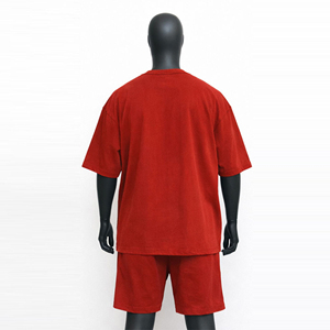 Camiseta Corta Extra Grande con Estampado Personalizado, Estilo Vintage, para Hombre, Camiseta de Algodón Cuadrada, Conjuntos Cortos para Hombre - Product Image 6