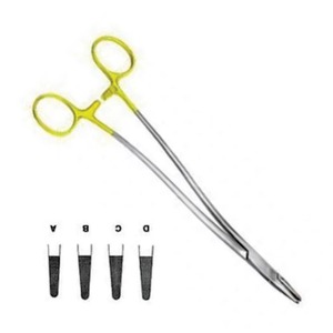 Bozeman Manual Dental Needle Holder Surgical Instrument 4 Jaw Positions Ergonomic Grip CE Certified Class I - Product Image 3