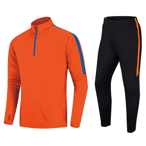 Conjunto Deportivo de Fútbol para Hombre, Traje de Calentamiento, Ropa Deportiva Ligera, Chaqueta de Manga Larga y Pantalones a Juego - Product Image 1