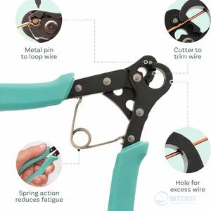 One Step Stainless Steel Looper Pliers 15mm Loop Maker Tool for Jewelry Making Trim Create Consistent Loops for 24-18 Gauge Wire - Product Image 4