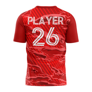 Camisetas de Fútbol Personalizadas para Hombre, Cuello en V, Manga Corta, Tallas Grandes, Estilo Clásico Vintage, 100% Poliéster, Absorben la Humedad - Product Image 3