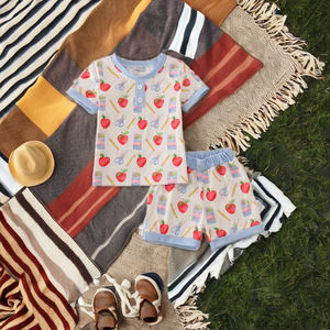 Honeydew Enfants Vêtements Confortable Mignon Imprimé Garçons Vêtements Ensembles Spandex/Polyester Smart Casual pour des Moments Ludiques Casual Jours Chaud - Product Image 4