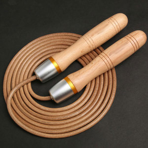Corde à sauter de fitness personnalisable avec poignée en bois de haute qualité, en PVC/plastique/mousse, longueur réglable, logo personnalisé, marque privée - Product Image 5