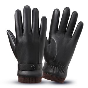Gants longs unisexes en cuir de mouton noir personnalisés, élégants pour l'hiver, le sport quotidien, les voyages, le ski, le cyclisme, l'opéra et les soirées - Product Image 3