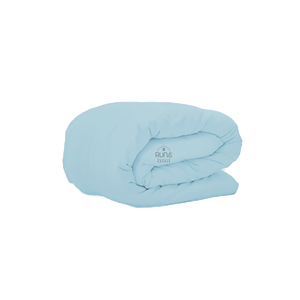 Housse de couette en bambou biologique de luxe, couleur bleue, 300TC 60s, fibre de bambou naturelle, douce et lisse, style moderne, ensemble de literie - Product Image 1