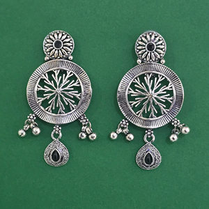 Collection Éblouissante et Exclusive de Boucles d'Oreilles Classiques au Design Impeccable avec Placage Oxydé 811311 - Product Image 2