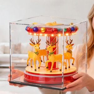 Caja de acrílico transparente de alta calidad para dulces, expositor adecuado para colección en el hogar, supermercado, exposición, almacenamiento de juguetes de moda. - Product Image 4