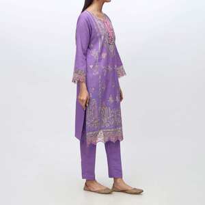 2PC Brodé Khaddar Suit PW3057 Robes de Cocktail Élégantes - Product Image 2