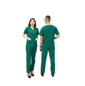 สครับสครับชุดยูนิฟอร์มพยาบาลสำหรับผู้ชายและผู้หญิง,ชุดพยาบาลผ้าสแปนเด็กซ์ผ้าฝ้าย PE-MOQ 500ชิ้น - Product Image 1