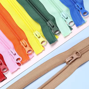 20cm 25cm 30cm 35cm 40cm Custom Colorful <b>Sewing</b> Open End Long Plastic Nylon Zipper for Jacket Garment Dress - Product Image 6