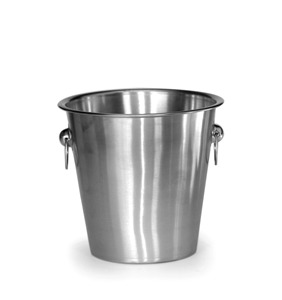 ถังน้ำแข็งสแตนเลสทรงกลม ดีไซน์เรียบง่าย ทนสนิม สำหรับแช่เครื่องดื่ม - Product Image 1