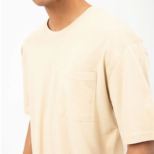 Camiseta Personalizada con Hombros Caídos, Camiseta Oversize de Algodón, Fabricante y Proveedor de Ropa al por Mayor con Etiqueta Privada OEM ODM - Product Image 2
