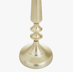 <b>Brass</b> <b>Candlestick</b> Holder Cylindrical Shape Durable Home Decoration Elegant Table Centerpiece At Best Price - Product Image 2