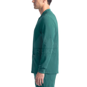 Chaqueta Médica de Estilo Fresco, Uniforme de Enfermería para Hombre, Tejida, con Cierre Frontal, Ligera, para Personal de Hospital y Clínica, Precio al por Mayor - Product Image 3