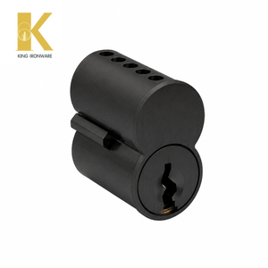 Cerradura de Cilindro de Latón con Inspección Completa de Fábrica, Acabado Negro Mate, 6 Pines, Ranura para Llave Tipo B, SFIC, para Seguridad de Puertas Residenciales - Product Image 3