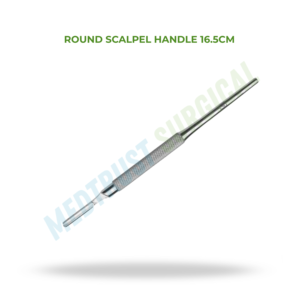 Round Scalpel Handle 16.5cm Neuro Spine Surgical Instrument Stainless Steel Blade <b>Holder</b> Surgical Use - Product Image 2