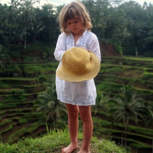 Vêtements d'été en coton smocké pour fille, tenue décontractée, pour femme, Mini Frock, rose, avec jolie broderie de bourgeon de rose - Product Image 3