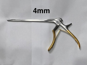 Juego de Kerrison Rongeur de 5 Piezas, 8 Pulgadas, 45 Grados hacia Arriba, 1mm-5mm, Mangos Chapados en Oro, Instrumentos Espinales de Acero Inoxidable de Grado Quirúrgico - Product Image 5