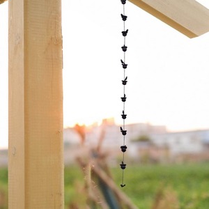 Chaîne de pluie en métal tendance pour la décoration extérieure moderne du jardin - Product Image 2