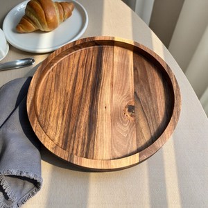 Plateau de présentation en bois, plateau décoratif pour la maison, plateau en bois polyvalent, plateau de service pour hôtel, plateau de service pour restaurant, en bois - Product Image 4
