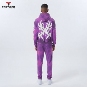 Winter <b>Plus</b> <b>Size</b> <b>Jogger</b> <b>Set</b> Quick Dry Breathable Running Gym Distressed Embroidery Letter Design Sport Track Suit - Product Image 5