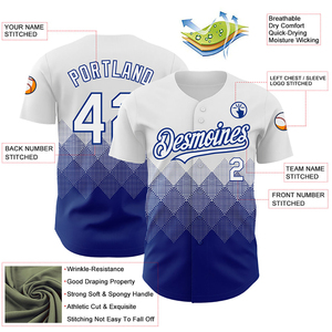 Custom Made <b>Baseball</b> Jersey Breathable Anti-Bacterial Moisture Wicking 24# 2026 New Unisex Adult 100% Polyester - Product Image 4