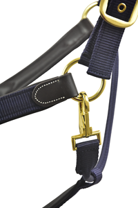 High Quality English Saddle Leather Horse Equestrian Soft Fleece Halter Adjustable Diamond Design PP Nylon Eco-friendly - Product Image 4
