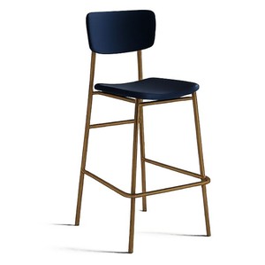 Modern Industrial Metal Bar Chair with <b>Cushion</b> Seat High <b>Stool</b> Restaurant Cafe Kitchen Counter Bar <b>Stool</b> Chair - Product Image 3