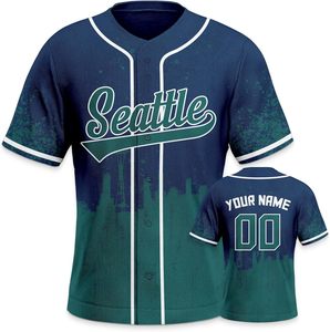 Wholesale Softball Baseball Jersey Uniform Sublimation Digital <b>Print</b> Stitched Baseball Uniform Team Jersey - Product Image 3