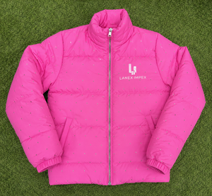 Custom Women Pink Puffer <b>Jacket</b> Winter Quilted Bubble Coat Lightweight Warm Insulated <b>Zip</b> <b>Up</b> <b>Jacket</b> OEM ODM Wholesale Fectory - Product Image 6