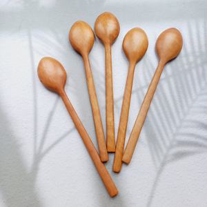 Matériau écologique cuillère à longane en bois de haute qualité Service OEM personnalisé meilleur prix pour cuillère à soupe en bois - Product Image 4