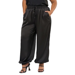 Pantalones ajustados de algodón para mujer, pantalones de mujer de Color personalizado/pantalones cómodos transpirables informales para mujer para niñas - Product Image 1