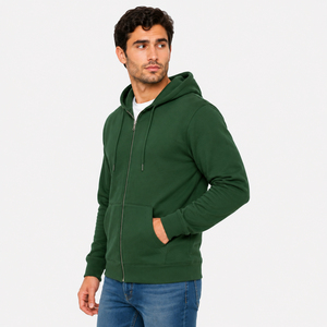 Classic mens zip hoodie offering lightweight warmth practical design and comfortable wear for everyday movement and relaxed - Product Image 3