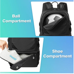 Sacs de football de style sportif haut de gamme avec un grand espace pour l'équipement sportif quotidien - Product Image 3