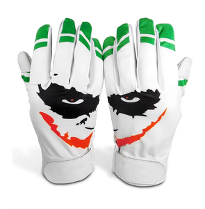 Factory Direct Baseball Batting Gloves for Sports Distributors with Stretch Fabric Grip Palm Team Logo and OEM Manufacturing - Product Image 2