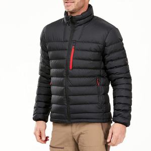 <b>Men's</b> Thin Hooded <b>Puffer</b> <b>Jacket</b> Oversized Down Made of Polyester - Product Image 2