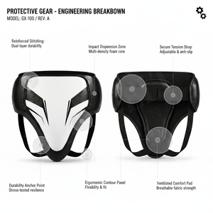 100% High Quality Multi Purpose Men's MMA Groin Guard Protector Cup Boxing Karate Taekwondo Kickboxing Martial Arts Solid Plain - Product Image 2