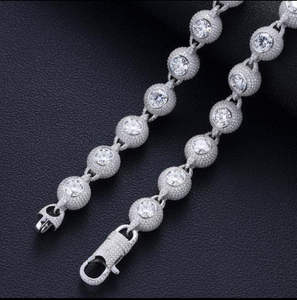 <b>Mens</b> Moissanite Diamond <b>Pendant</b> <b>Necklace</b> <b>Silver</b> Iced Out Hip Hop Jewelry Luxury Custom Jewelry Piece - Product Image 2