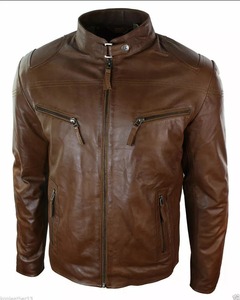 Veste en cuir de haute qualité pour hommes, très élégante et stylée - Product Image 1