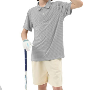 Polo décontracté pour homme 2026, couleur unie, anti-plis, 100 % coton, grande taille, tissu tricoté, tenue décontractée - Product Image 6