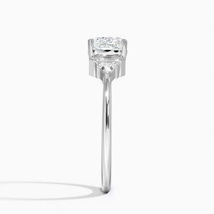 BOJ <b>Ring</b> 018 Cushion Cut 925 <b>Silver</b> Edie Art Deco Diamond <b>Ring</b> 2ct D Color VVS1 Moissanite GRA Certified Low Price Hot <b>Ring</b> Sale - Product Image 3