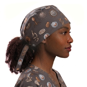 Nurse Caps For Women Nursing Caps With Adjustable Elastic <b>Bands</b> Scrub <b>Hats</b> Cute Butterfly Printed Pattern Nurses Caps - Product Image 5
