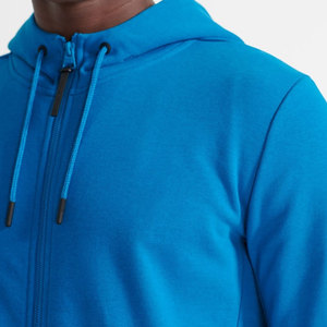 <b>White</b> High Quality 100% Cotton Custom <b>Zip</b>-<b>Up</b> for 3D Foam Fleece Eco-Friendly Autumn Oversized Men's Full-<b>Zip</b> Hoodie - Product Image 4