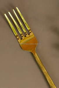 Luxury 304 Metal Mirror Polished Stainless Steel Dinner Pasta <b>Fork</b> - Product Image 2