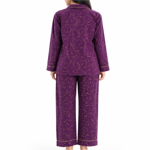 Pijama para Mujer, Premium, Cómodo, Suave, Satinado, Transpirable, de Secado Rápido, Corte Relajado, Ligero, Sin Mangas, para el Día a Día - Product Image 2