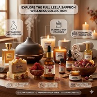 Huile parfumée Leela Saffron pour savon, bougie, diffuseur de parfum, cosmétiques et applications DIY