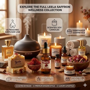 Huile parfumée Leela Saffron pour savon, bougie, diffuseur de parfum, cosmétiques et applications DIY - Product Image 5