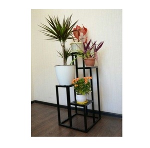 Minimalist Iron Plant Pot Stand with Elegant Structure for Indoor Outdoor Garden Balcony Living Room <b>Planter</b> Holder - Product Image 6