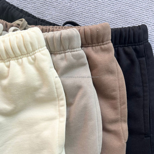 Pantalones cortos ecológicos para hombre 100% algodón orgánico estilo French Terry-Casual, holgados para actividades callejeras y deportivas - Product Image 5